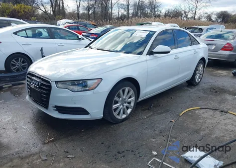 2014 Audi A6 2.0T Premium из США, поврежденный, VIN WAUGFAFC9EN033185